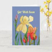 お見舞い カード (黄色い花)