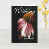 お見舞い カード (黄色い花)