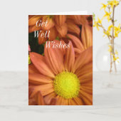 お見舞い カード (黄色い花)