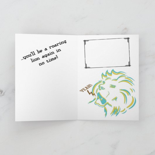 お見舞い カード (内部)