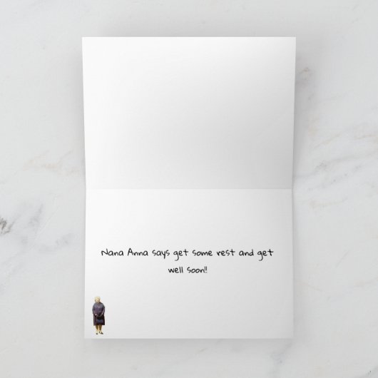 お見舞い カード (内部)