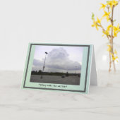 お見舞い カード (黄色い花)