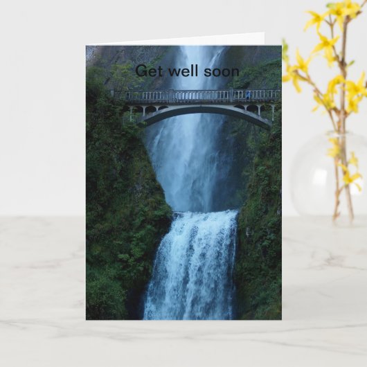 お見舞い カード (黄色い花)