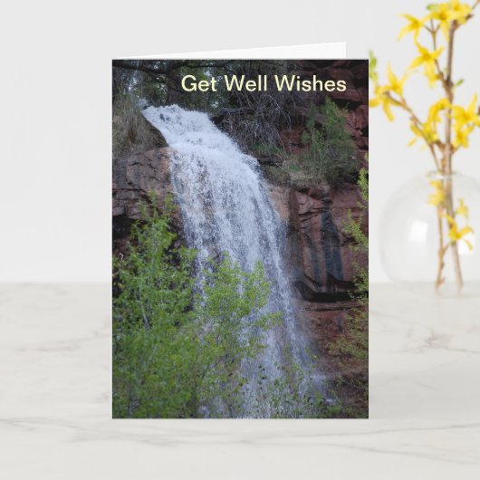 お見舞い カード (黄色い花)