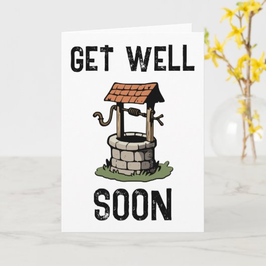 お見舞い カード (黄色い花)