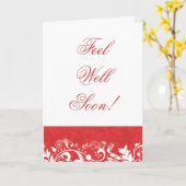 お見舞い カード (黄色い花)