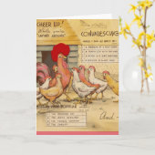 お見舞い カード (黄色い花)