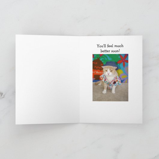 お見舞い! カード (内部)