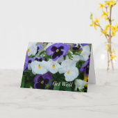 お見舞い カード (黄色い花)