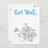 お見舞い. ポストカード (正面/裏面)