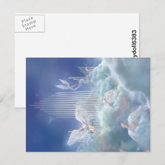 お見舞い。 ポストカード (正面/裏面)