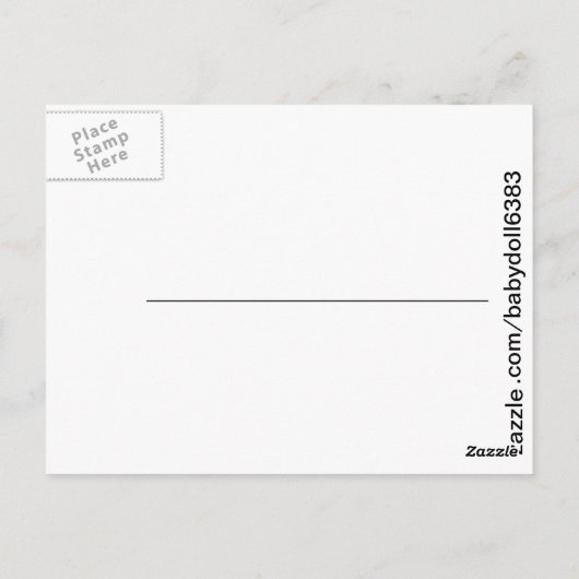 お見舞い。 ポストカード (裏面)