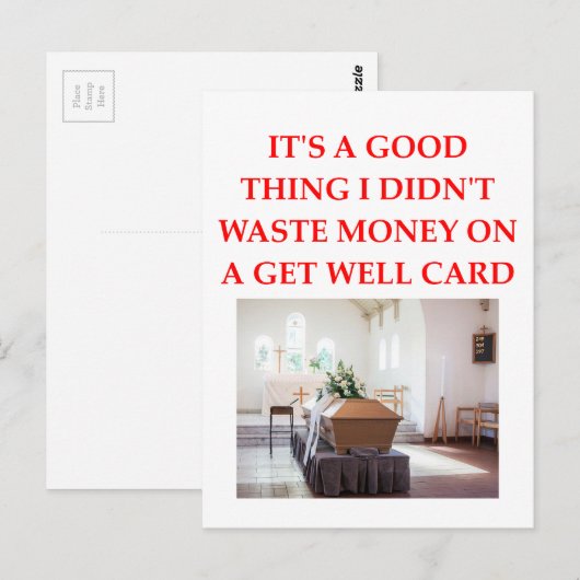 お見舞い ポストカード (正面/裏面)