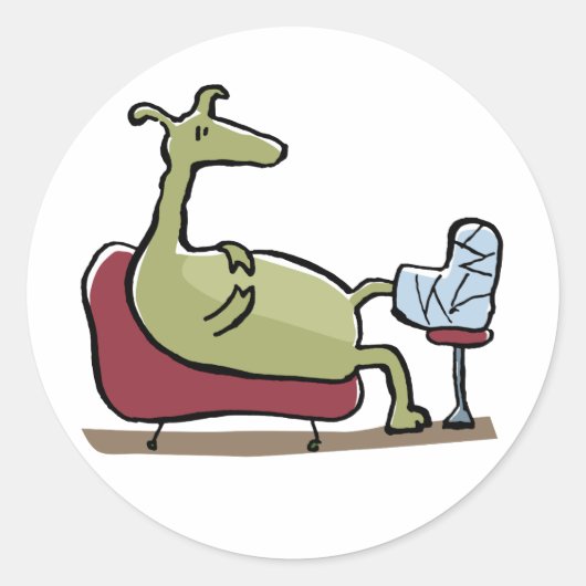 お見舞い ラウンドシール (正面)