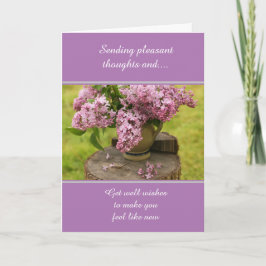 お見舞い 折りたたみグリーティングカード カード