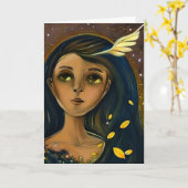 お見舞い |改善 カード (黄色い花)