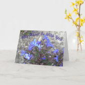 お見舞い – 私のハートは カード (黄色い花)