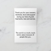 お見舞感謝していい申し上げます サンキューカード (内部)