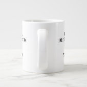 お親愛姉さん考えはシズニッユニークト! ジャンボコーヒーマグカップ (裏面)