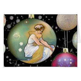 お言葉にクリスマスの見舞いカード