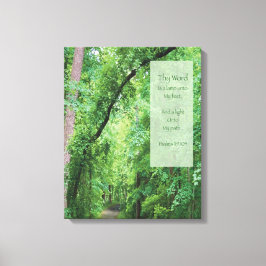 お言葉はランプの足 キャンバスプリント