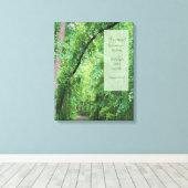 お言葉はランプの足 キャンバスプリント (インサイチュ (ウッドフロア))