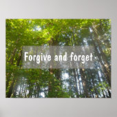 お許忘れし感動的て ポスター (正面)