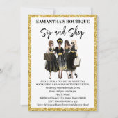 お試し＆ショップ ポップアップショップ 招待状 (正面)