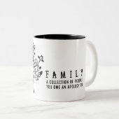 お詫びの必要な人々の家族集め ツートーンマグカップ (正面右)