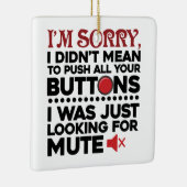 お詫び申し訳なく存じます セラミックオーナメント (右)