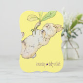 お話しカード　dreaming☆baby rabbit  案内状 (スタンド正面)