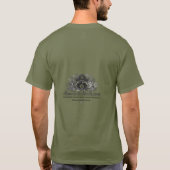 お話の中の森の動物たちがいっぱい Tシャツ (裏面)