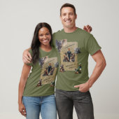 お話の中の森の動物たちがいっぱい Tシャツ (ユニセックス)