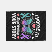 お話を保書お尻で選ぶ フリースブランケット (正面(横))