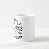 お話を教え中断して済まない コーヒーマグカップ (中央)