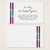 お話を聞いて同情の印がハートした (正面&裏面)