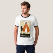 お話会-赤い乗馬フード Tシャツ (正面フル)