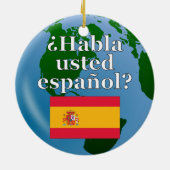 お話前?インスペインののフラグ&グローブ セラミックオーナメント (裏面)