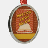 お話得を聞いて メタルオーナメント (右)