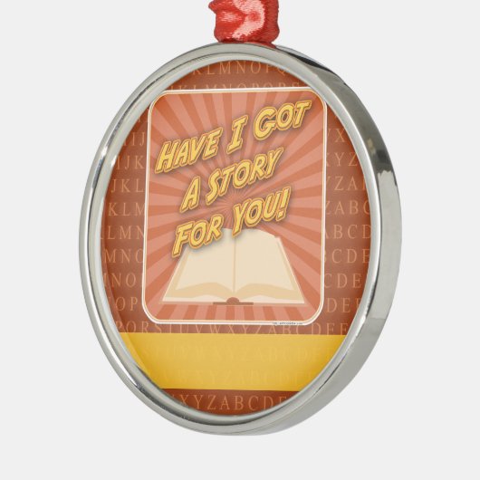 お話得を聞いて メタルオーナメント (左)