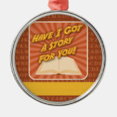 お話得を聞いて メタルオーナメント (正面)