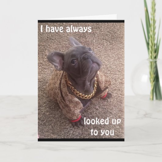 お誇りを持った前も卒業だ カード (正面)