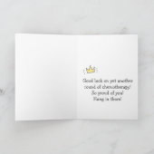 お誇りを持った前も！ケモ・クイーン！かわいい癌が治る カード (内部)