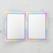 お誇りを持った前も | フォークアートガール カード (内部)