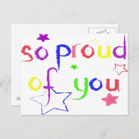 お誇りを持った前も ポストカード (正面/裏面)