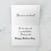 お誇りを持った客様にパパ カード (内部)