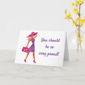 お誇りを持った客様自身****「21」*** カード (黄色い花)