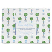 お誕生おめでとう男の赤ちゃん ラージペーパーバッグ (正面)