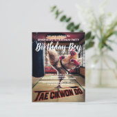 お誕生日おかしいダンスチキン ポストカード (スタンド正面)