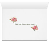 お誕生日おばあちゃん40歳フローラグリーティングカード (内部横(下))